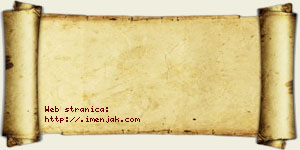 Valentina Bebić vizit kartica